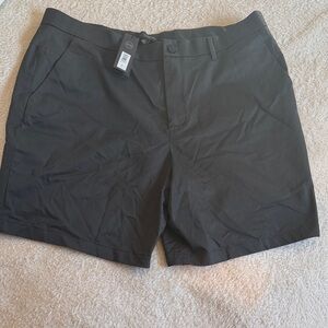 Banana Republic Men's Charcoal Flat Front Shorts